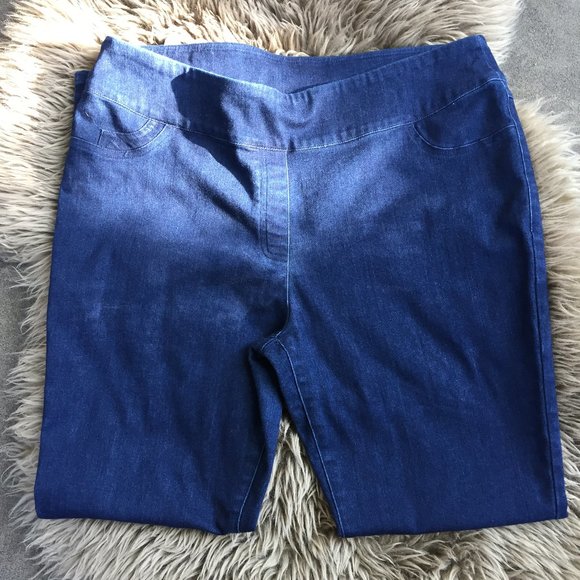 Mode de Vie dark wash high rise jeans - size 16 - Picture 3 of 6